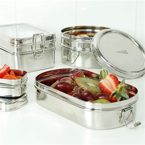 5 deep metal lunch box|insulated stainless steel lunch containers.